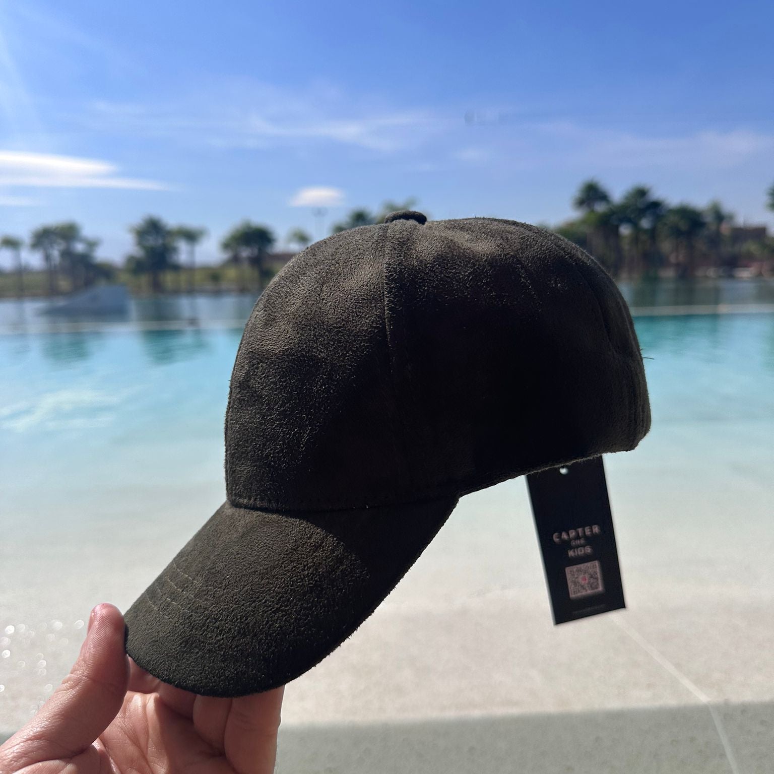 Army Suede Kids Cap | Stylish Kids Army Cap