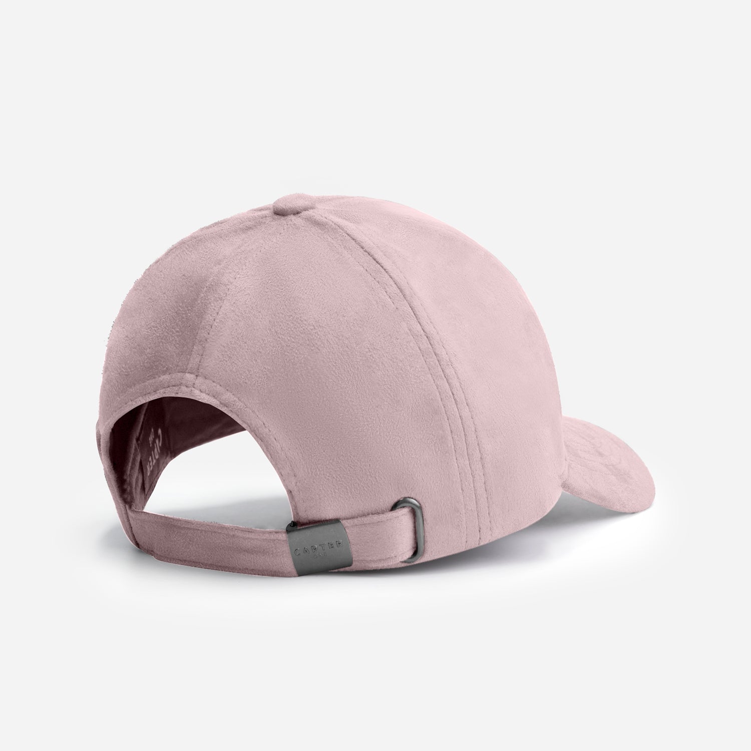 Salmon Suede Cap Set | Pink Suede Baseball Caps 